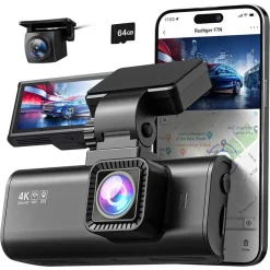 Hot F7N 4K Wifi GPS 2CH 64gb dashcam Dashcams
