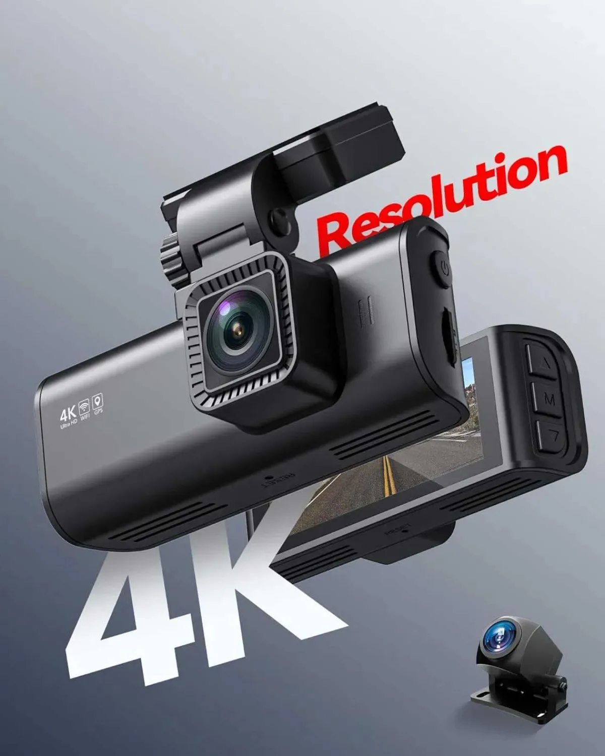 Hot F7N 4K Wifi GPS 2CH 64gb dashcam Dashcams