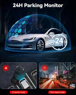 Discount F7NP 4K Wifi GPS 2CH 128gb dashcam Dashcams