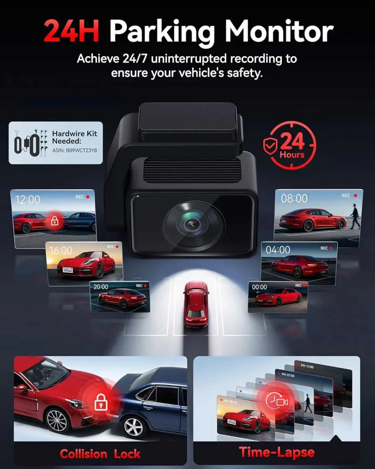 Clearance F4 Pro 2CH 4K Touch Wifi GPS 128gb dashcam Dashcams