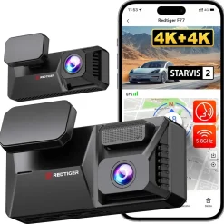 F77 V1 4K Touch Wifi GPS 2CH 128gb dashcam Dashcams