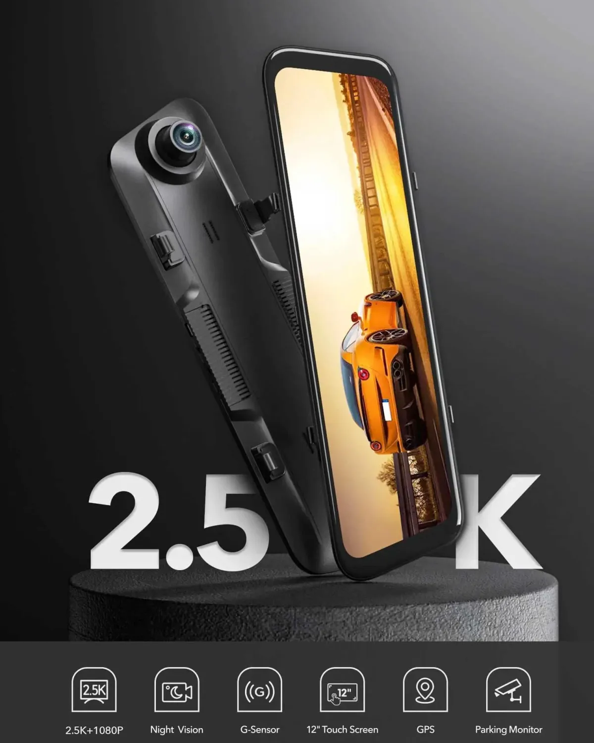 Best G840H 2K Wifi GPS 32gb Mirror dashcam Dashcams