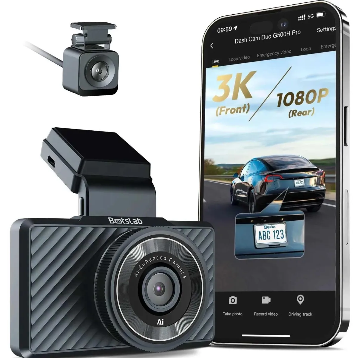 Discount G500H Pro 3K Wifi GPS 2CH dashcam Dashcams
