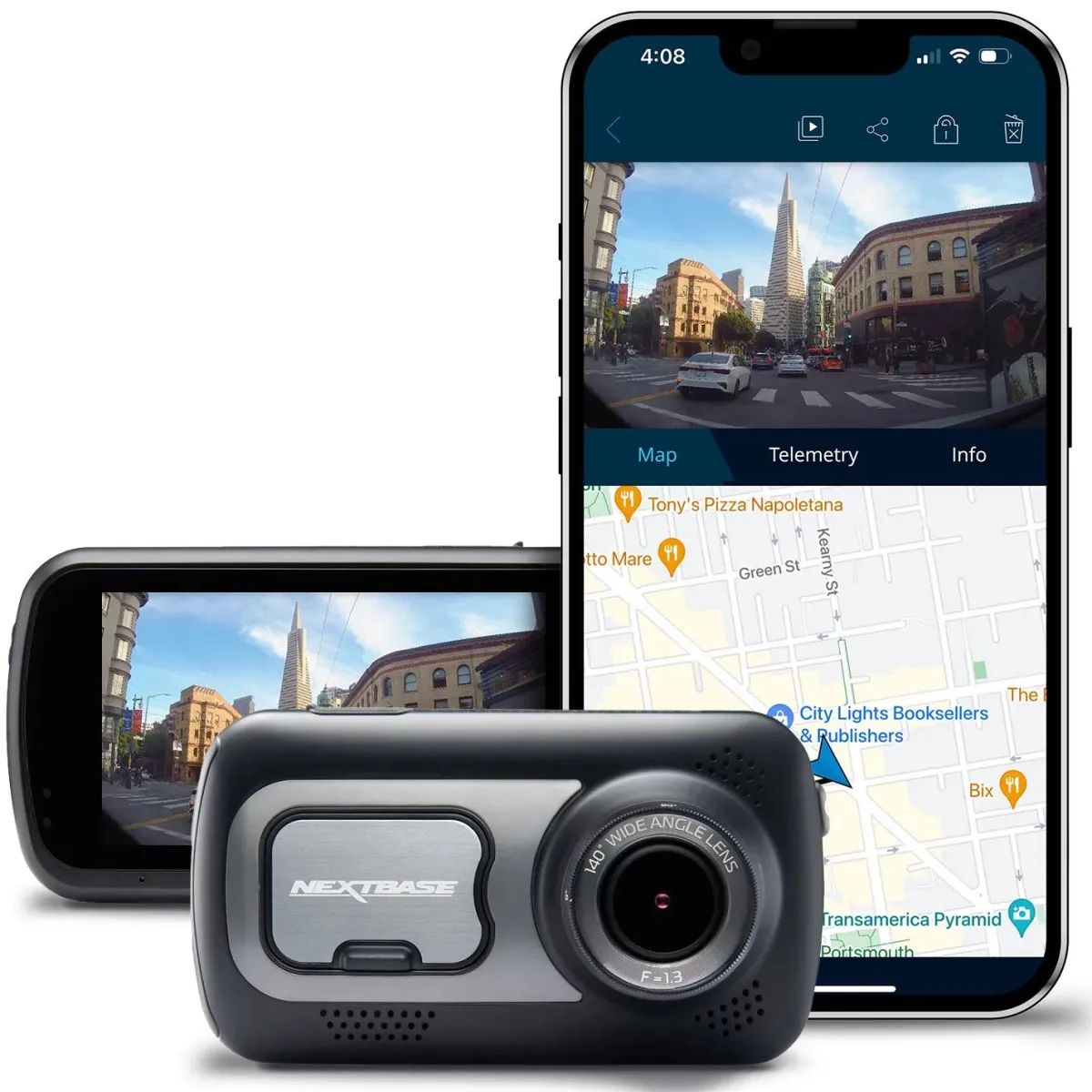 Clearance 522GW 2K Touch Cloud Wifi GPS Dashcams