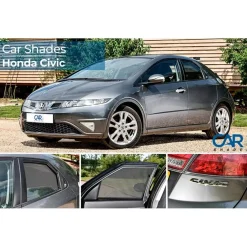 New Honda Civic 5 deurs 2006-2012 - Zonneschermen Autozonneschermen
