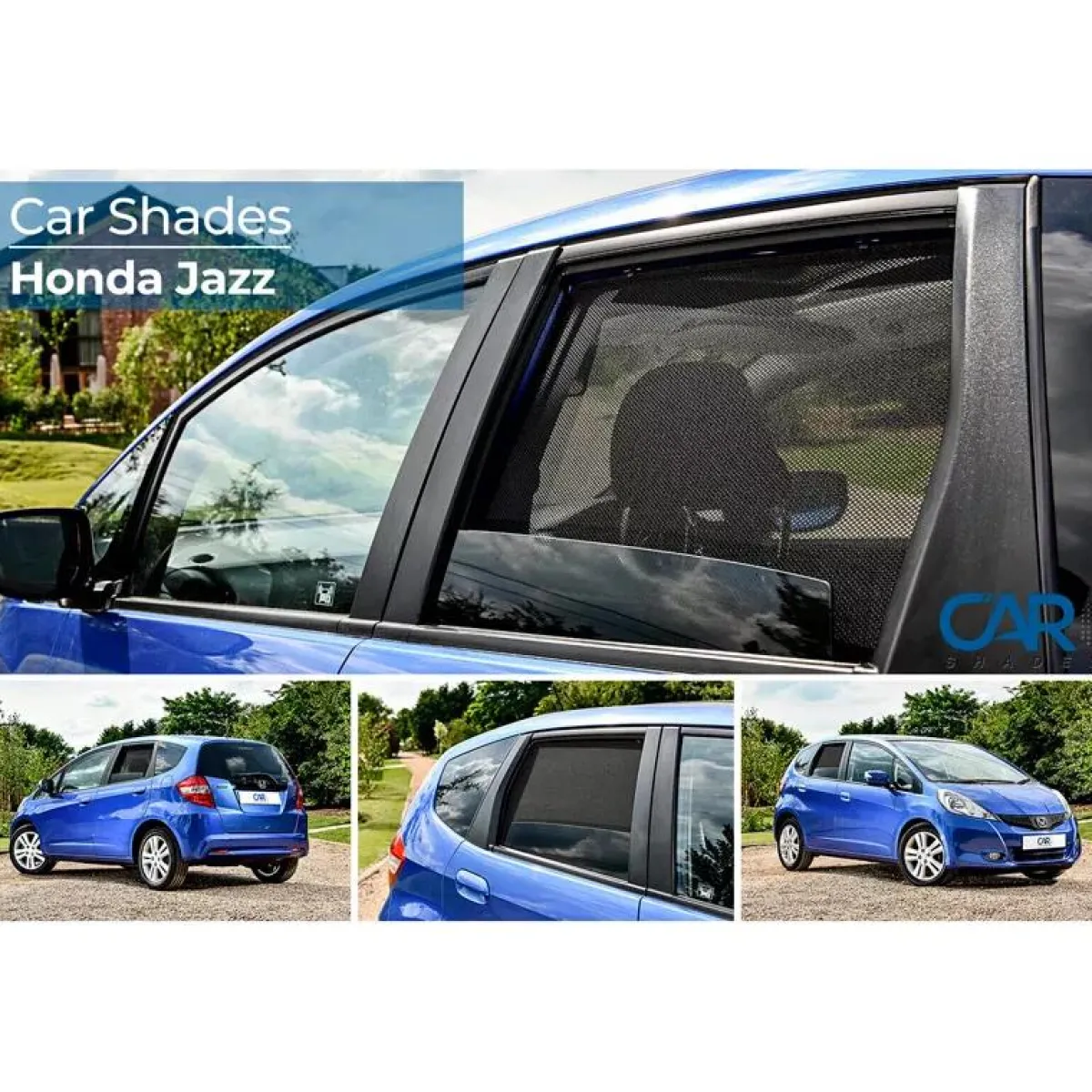Outlet Honda Jazz III 2008-2015 - Zonneschermen achterportieren Autozonneschermen