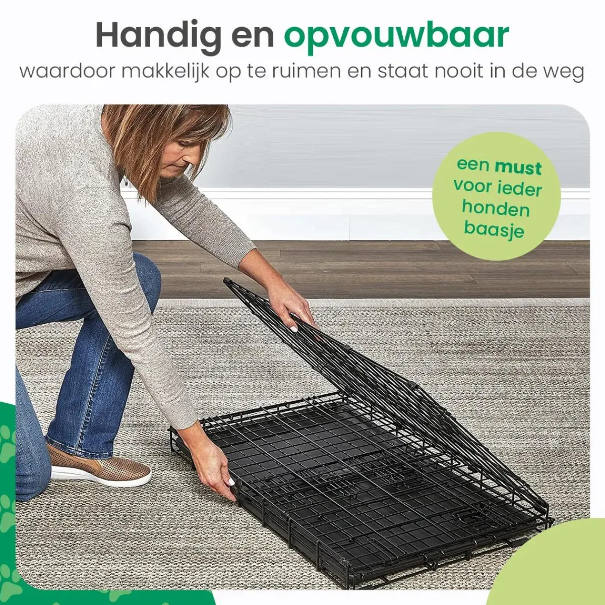 Sale Hondenbench L - Incl. Plaid - 2 Deuren Autobenches & Accessoires