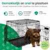 Discount Hondenbench M - Incl. Plaid - 2 Deuren Autobenches & Accessoires