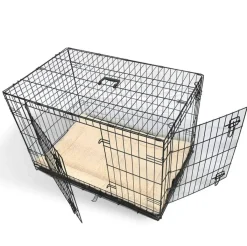 Discount Hondenbench M - Incl. Plaid - 2 Deuren Autobenches & Accessoires