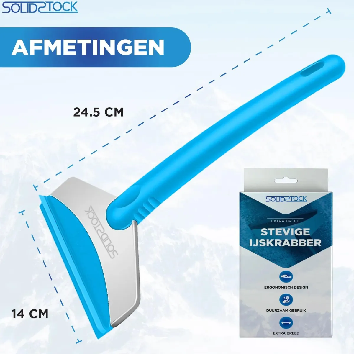 IJskrabber Auto - Extra Breed - Blauw Ijskrabbers