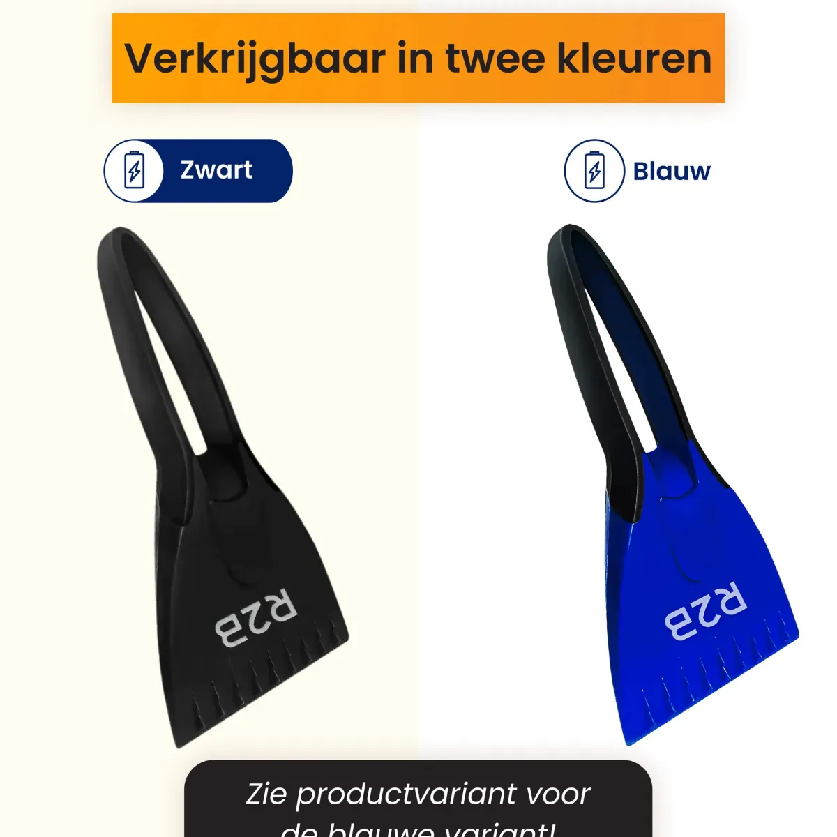 Hot IJskrabber Auto met IJsbreker - Zwart Ijskrabbers