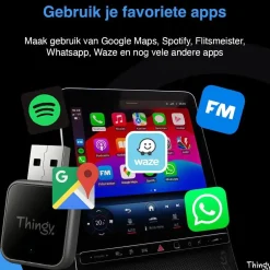 New 4-in-1 CarPlay & Android Auto Dongle Draadloze Ontvangers