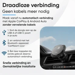 Clearance 4-in-1 CarPlay & Android Auto Dongle Pro Draadloze Ontvangers