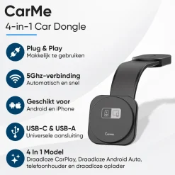 Clearance 4-in-1 CarPlay & Android Auto Dongle Pro Draadloze Ontvangers
