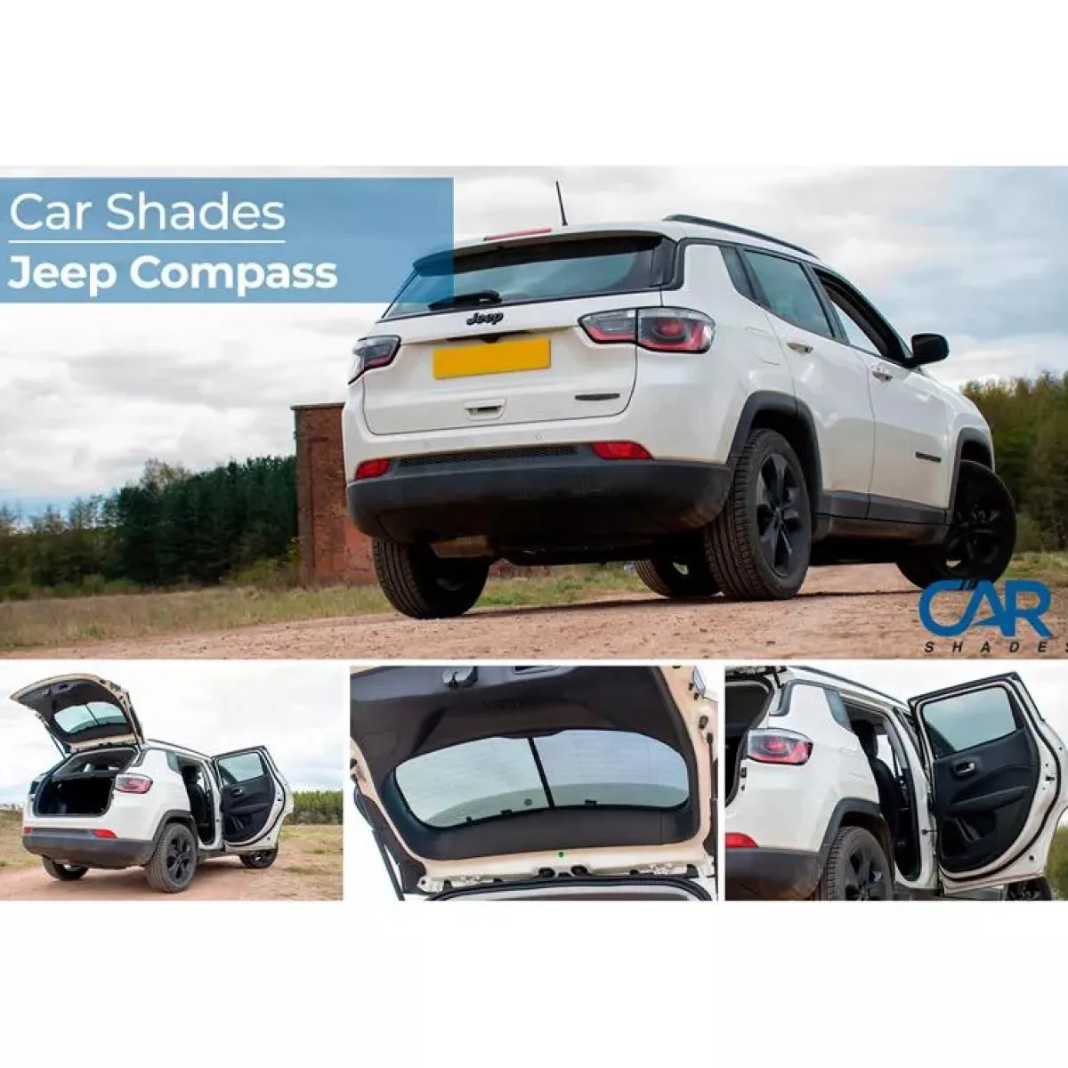 Hot Jeep Compass (MX) 2017 - Zonneschermen Autozonneschermen