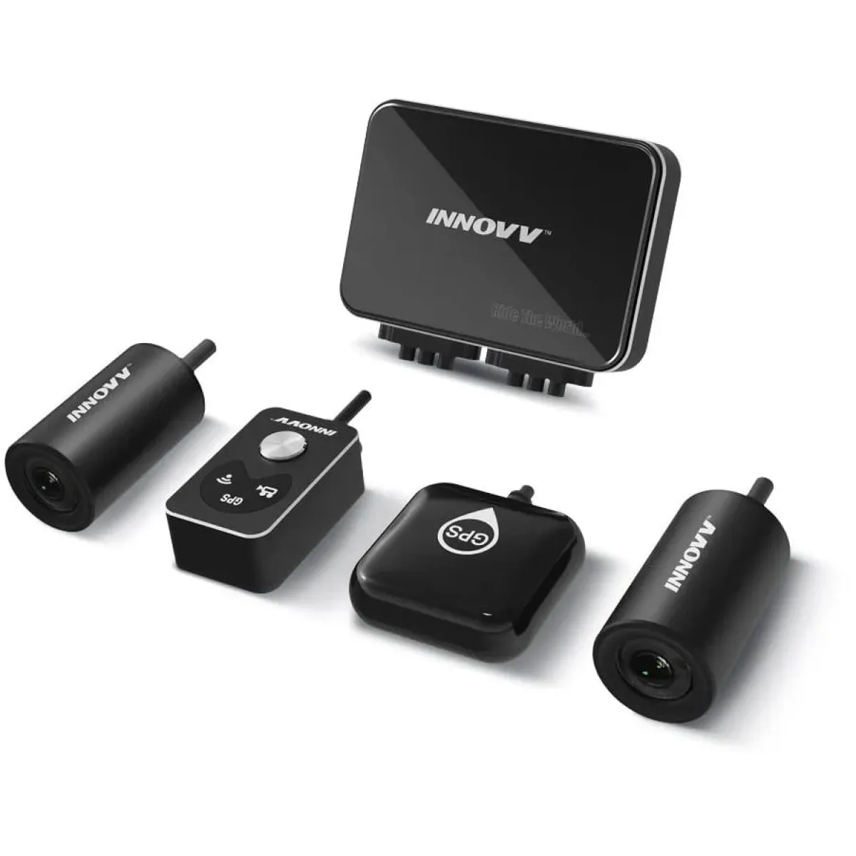 Online K7 2CH Dual Wifi GPS 2K Motor dashcam Dashcams