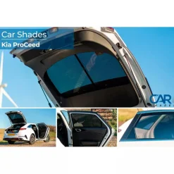 Hot Kia ProCee'd (CD) Shooting Brake 2018 - Zonneschermen Autozonneschermen
