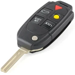 Discount Klapsleutelbehuizing geschikt voor Volvo Autosleutelhoesjes