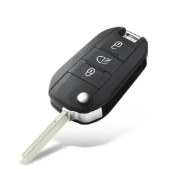 Online Klapsleutelbehuizing 2 knops voor Citroen/Peugeot Autosleutelhoesjes