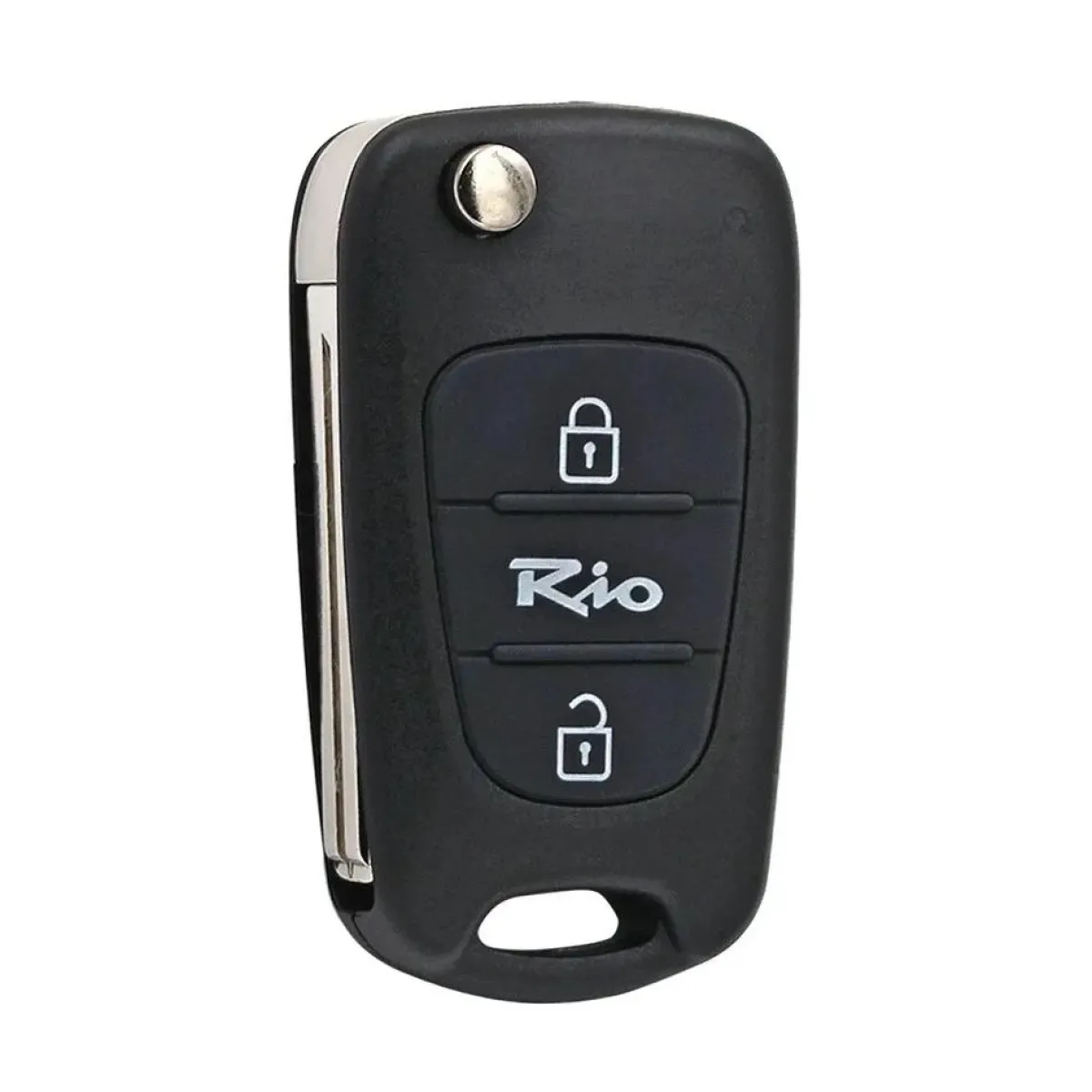 Hot Klapsleutelbehuizing 2 knops geschikt voor Kia Autosleutelhoesjes