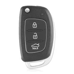 Online Klapsleutelbehuizing 3 knops geschikt voor Hyundai Autosleutelhoesjes