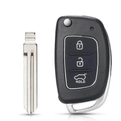 Sale Klapsleutelbehuizing 3 knops geschikt voor Hyundai Autosleutelhoesjes