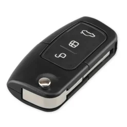 Klapsleutelbehuizing 3 knops geschikt voor Ford Autosleutelhoesjes
