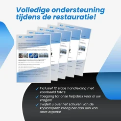 New Koplamp Polijst Set - Restauratie Kit - 16 Delig Auto Polijsten