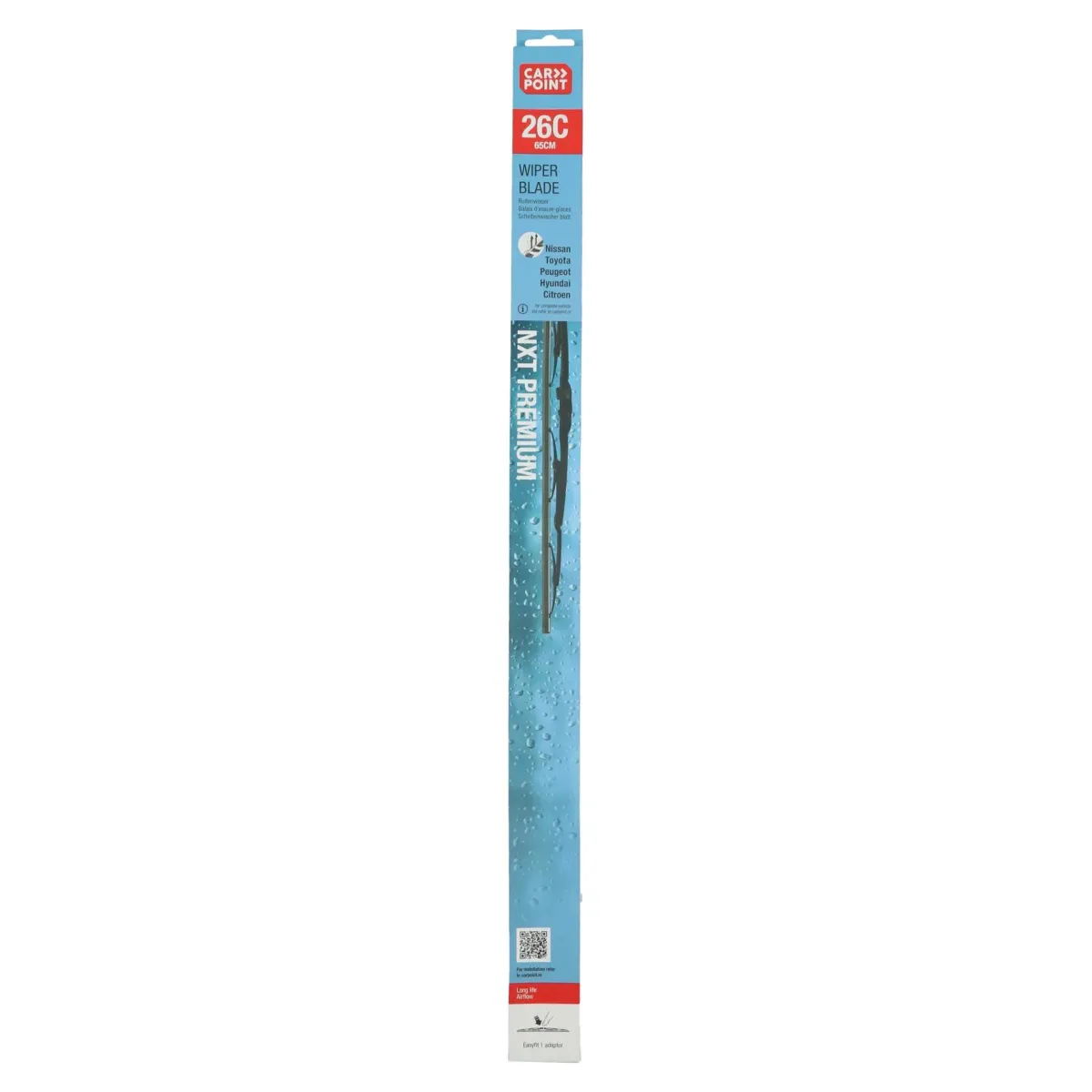 New Long Life ruitenwisser 65cm - 100% natuurrubber Ruiten & Toebehoren