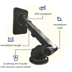 MagSafe Autohouder met Draadloos Opladen Telefoon & Tablethouders