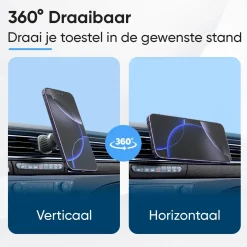 Sale MagSafe Telefoonhouder Auto - Zwart Telefoon & Tablethouders