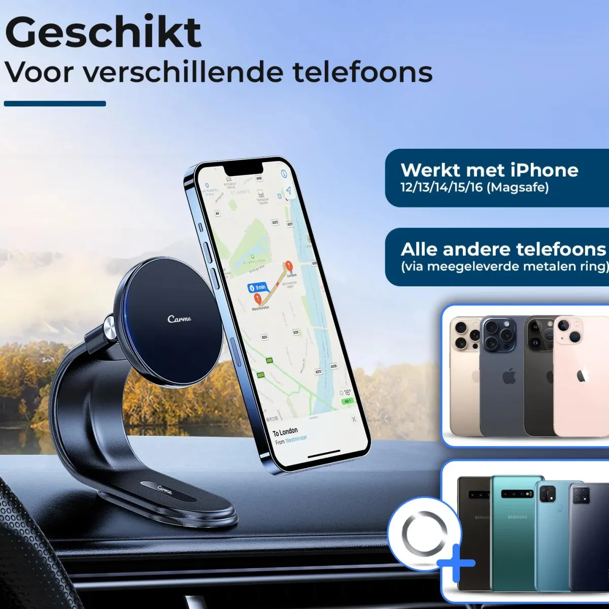 Best MagSafe Telefoonhouder - Auto Telefoon & Tablethouders