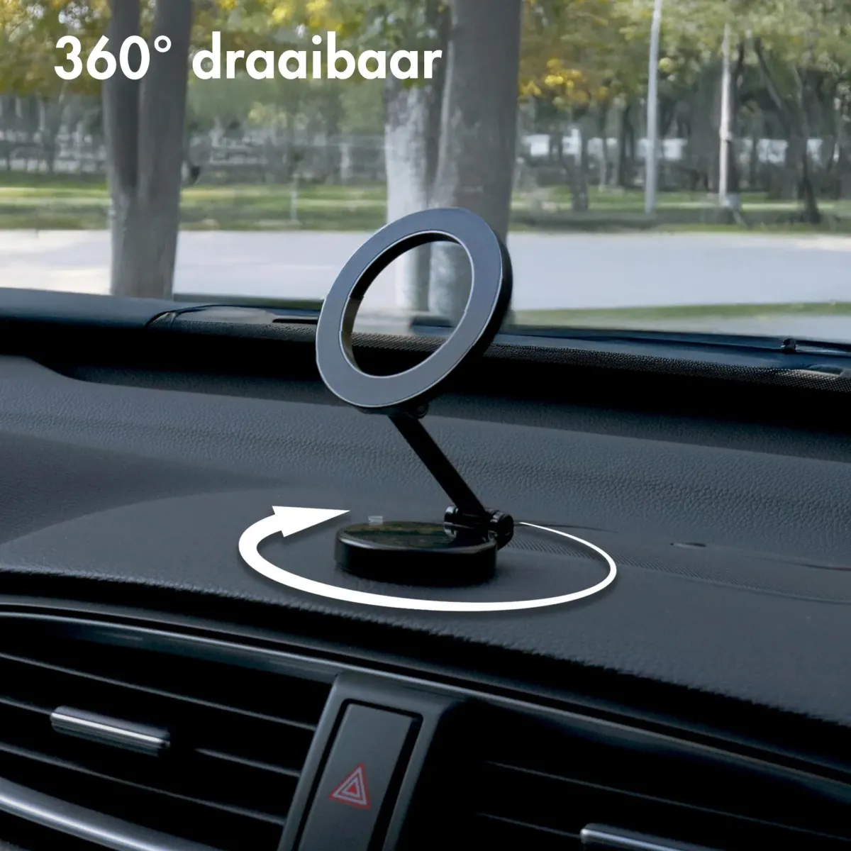 Clearance MagSafe Telefoonhouder Dashboard - Zwart Telefoon & Tablethouders