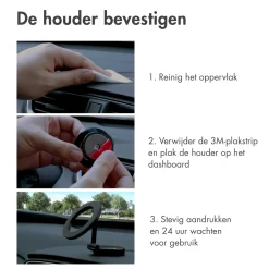 Clearance MagSafe Telefoonhouder Dashboard - Zwart Telefoon & Tablethouders