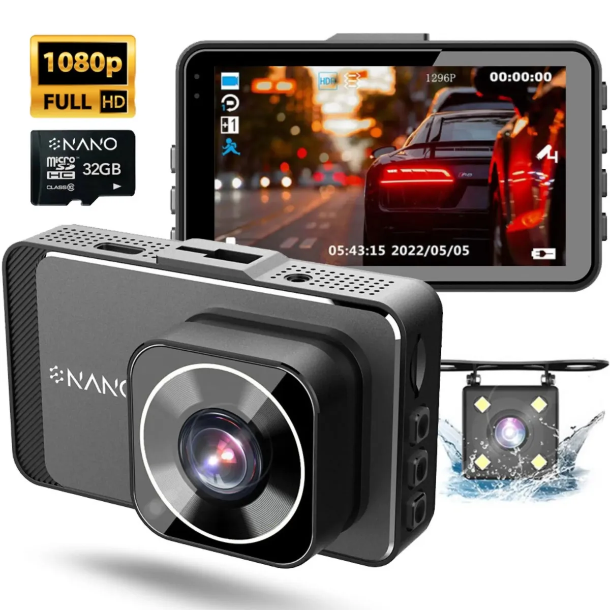Best M19 2CH Dual Full HD 32gb dashcam Dashcams