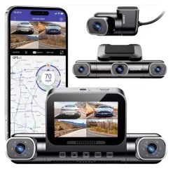 Discount M660 4CH 128gb 2K Wifi GPS 360 graden dashcam Dashcams