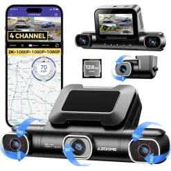Discount M660 4CH 128gb 2K Wifi GPS 360 graden dashcam Dashcams