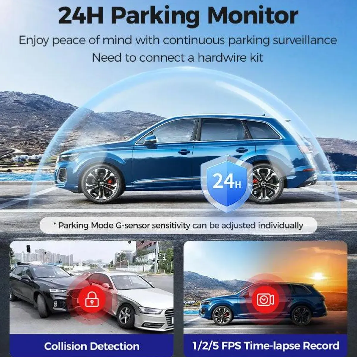 Sale M360 2CH 4K Wifi GPS 64gb dashcam Dashcams