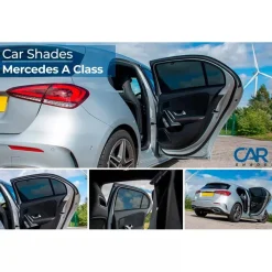 Clearance Mercedes A-Klasse W177 HB 5 deurs 2018- Zonneschermen achterportieren Autozonneschermen