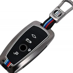 Hot Metalen Sleutelhoesje voor Bmw grijs A4 Autosleutelhoesjes