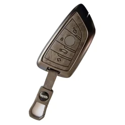 Hot Metalen Sleutelhoesje voor Bmw grijs B4APU Autosleutelhoesjes