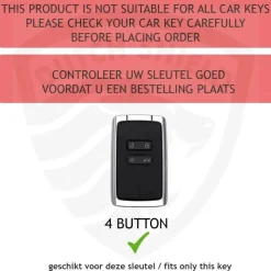 Online Metalen Sleutelhoesje voor Dacia grijs B Autosleutelhoesjes