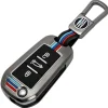 Online Metalen Sleutelhoesje voor Peugeot grijs A3 Autosleutelhoesjes