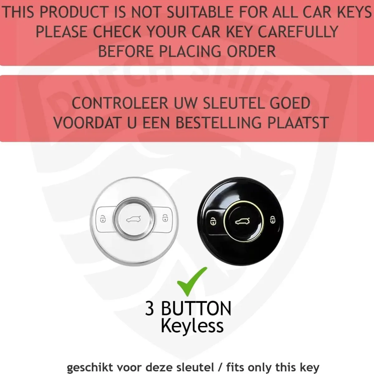 New Metalen Sleutelhoesje voor Smart #1 - Smart #3 Autosleutelhoesjes