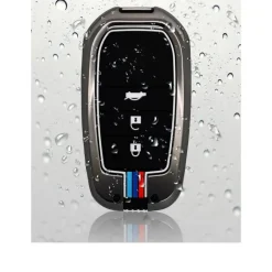New Metalen Sleutelhoesje voor Toyota grijs A3 Autosleutelhoesjes