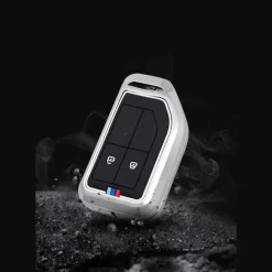 Clearance Metalen Sleutelhoesje voor Volvo Truck - 2 knoppen Autosleutelhoesjes