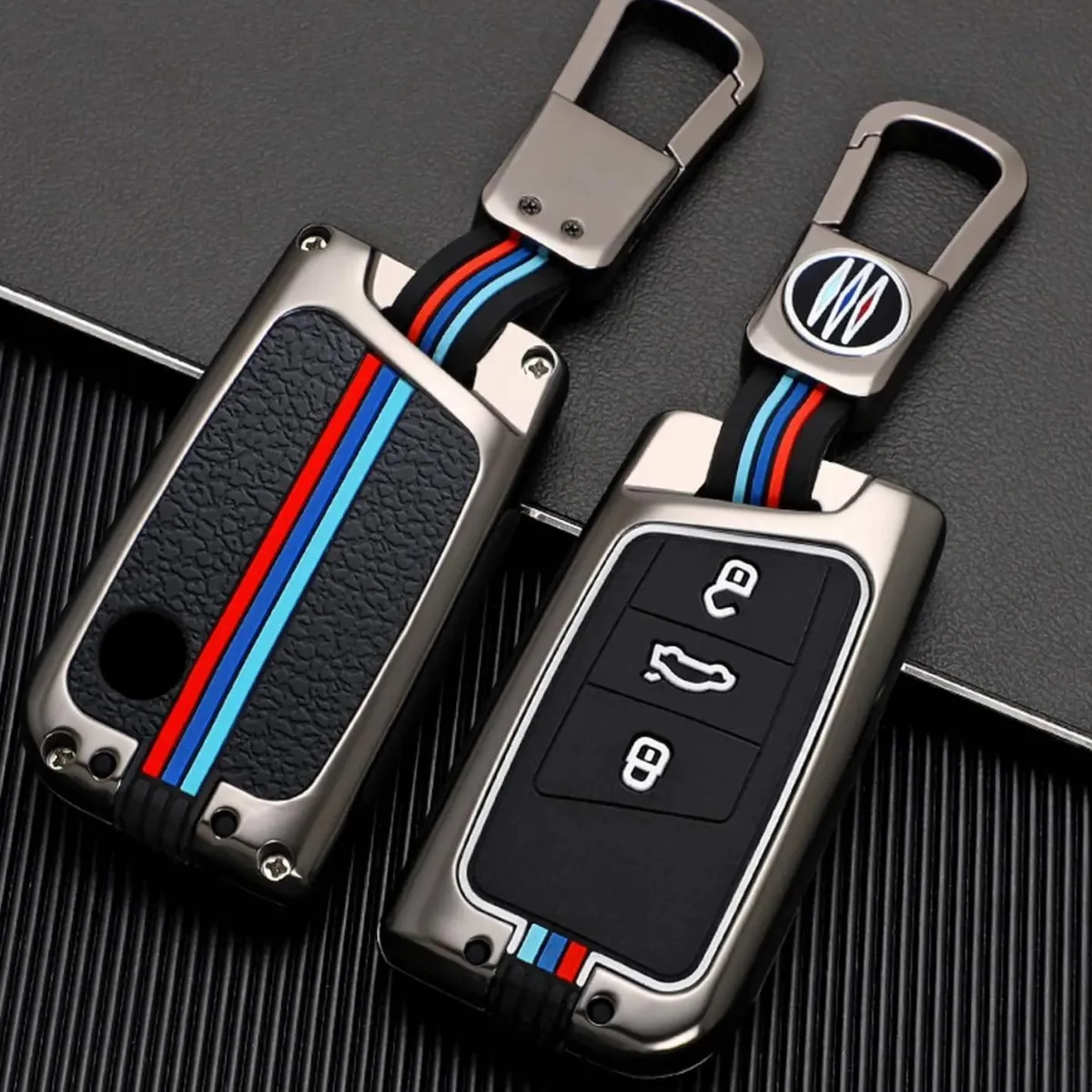 Metalen Sleutelhoesje VW - Skoda - Seat - Cupra D3 Autosleutelhoesjes