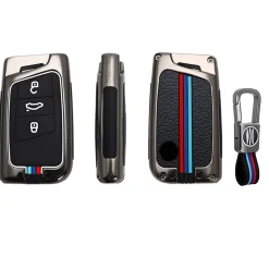 Metalen Sleutelhoesje VW - Skoda - Seat - Cupra D3 Autosleutelhoesjes