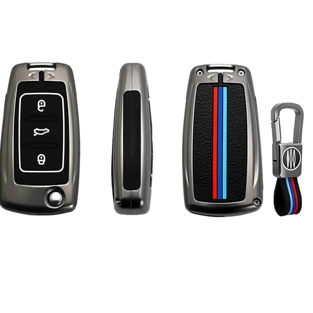 Best Metalen Sleutelhoesje VW - Skoda - Seat - Cupra A3 Autosleutelhoesjes