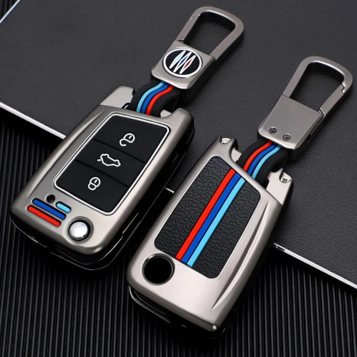 Discount Metalen Sleutelhoesje VW - Skoda - Seat - Cupra B3 Autosleutelhoesjes
